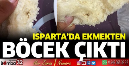 Ekmekten böcek çıktı