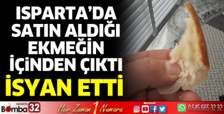 Ekmekten çıkanı görünce şok oldu