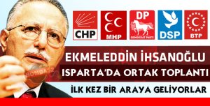 EKMELEDDİN İÇİN BİR ARAYA GELİYORLAR
