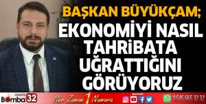 Ekonomiyi nasıl tahribata uğrattığını görüyoruz