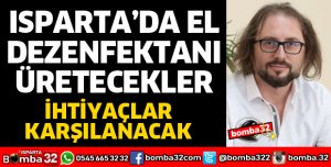 EL DEZENFEKTANI ÜRETİMİ YAPACAKLAR