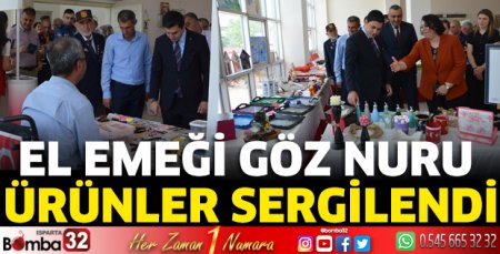 El emeği göz nuru ürünler sergilendi