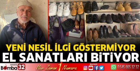El sanatları bitiyor