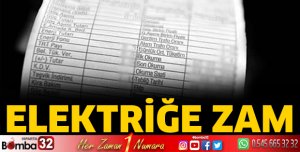 ELEKTRİĞE ZAM