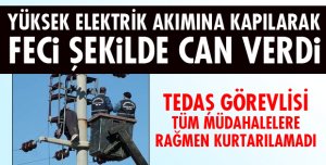 ELEKTRİK AKIMINA KAPILARAK CAN VERDİ