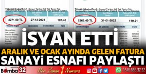 Elektrik faturası isyan ettirdi