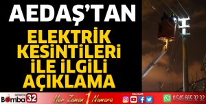 Elektrik kesintileri ile ilgili açıklama