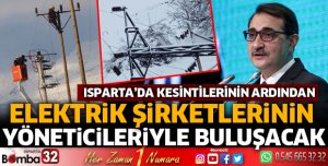 Elektrik şirketlerinin yöneticileriyle bir araya gelecek