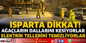 Elektrik tellerini temizliyorlar