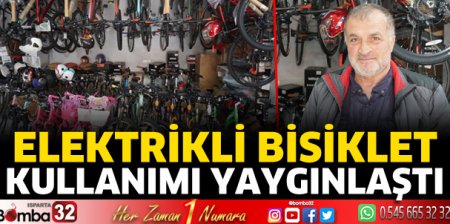 Elektrikli bisiklet kullanımı yaygınlaştı