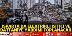 Elektrikli ısıtıcı ve battaniye yardımı toplanacak