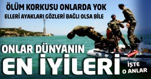 ELLERİ AYAKLARI BAĞLI SUYA ATLADILAR
