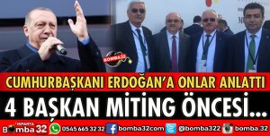 ELMA MÜJDESİNDE 4 BAŞKANIN EMEĞİ BÜYÜK