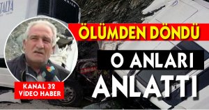ELMA YÜKLÜ TIR DEVRİLDİ.