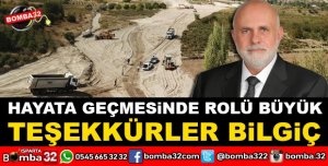 EMEĞİ BÜYÜK TEŞEKKÜRLER BİLGİÇ