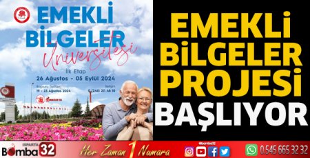 Emekli Bilgeler Projesi başlıyor