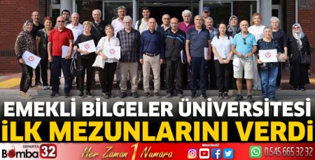 Emekli Bilgeler Üniversitesi ilk mezunlarını verdi