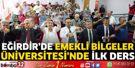 Emekli Bilgeler Üniversitesi'nde ilk ders