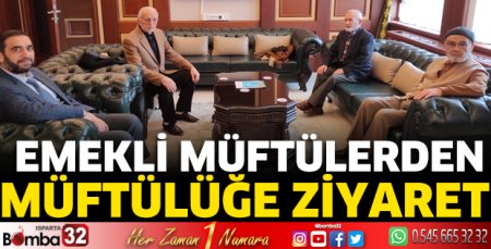 Emekli müftülerden müftülüğe ziyaret