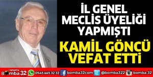 Emekli Öğretmen Kamil Göncü vefat etti