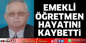 Emekli öğretmen vefat etti