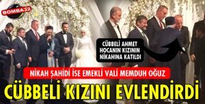 EMEKLİ VALİ OĞUZ NİKAH ŞAHİDİ OLDU