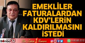 Emekliler faturalardan KDV’lerin kaldırılmasını istedi