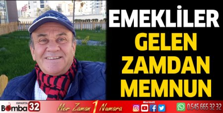 Emekliler gelen zamdan memnun