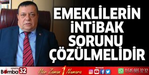 Emeklilerin intibak sorunu çözülmelidir