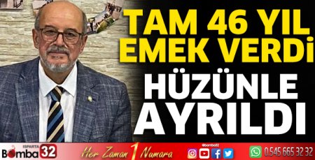 Emekliliğe ayrıldı