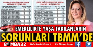 EMEKLİLİKTE YAŞA TAKILANLARIN SORUNLARI TBMM'DE