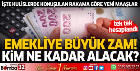 Emekliye büyük zam! İşte kulislerde konuşulan orana göre yeni maaşlar