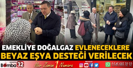 Emekliye doğalgaz, evleneceklere beyaz eşya desteği verilecek