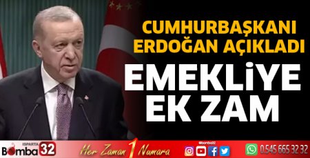 Emekliye ek zam