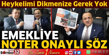 Emekliye noter onaylı söz