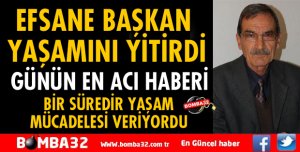 EMEKTAR BAŞKAN YAŞAMINI YİTİRDİ