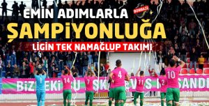 EMİN ADIMLARLA ŞAMPİYONLUĞA
