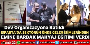 EMİNE BARDAK MAKYAJ EĞİTİMİ VERDİ