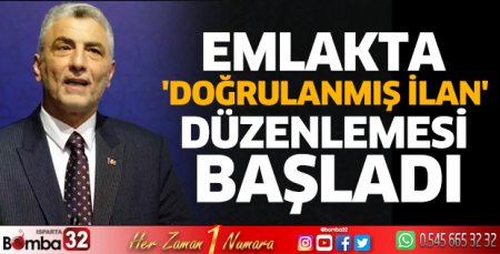 Emlakta doğrulanmış ilan düzenlemesi başladı