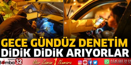 Emniyet ekipleri gece gündüz denetimde 