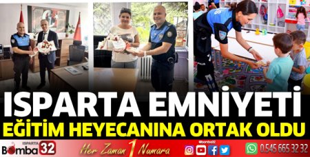 Emniyet ekipleri öğrencilerin heyecanına ortak oldu