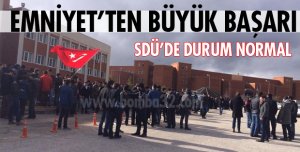 EMNİYET GEREKLİ ÖNLEMLERİ ALDI