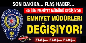 EMNİYET MÜDÜRLERİ YENİ KARARNAME