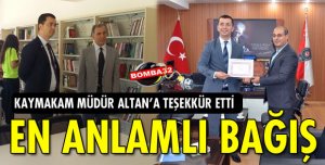 EMNİYET MÜDÜRÜNE TEŞEKKÜR BELGESİ