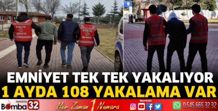 Emniyet tek tek yakalıyor