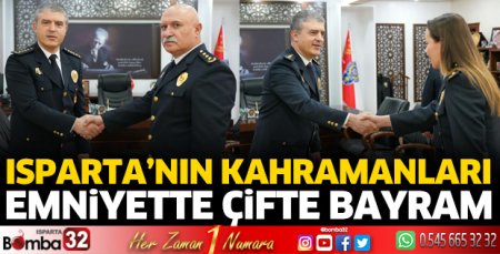 Emniyette çifte bayram