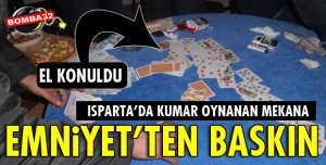 EMNİYET'TEN KUMAR BASKINI