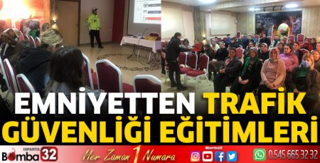 Emniyetten trafik güvenliği eğitimleri