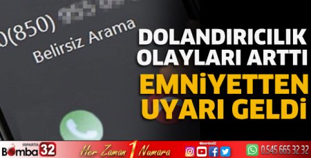 Emniyetten uyarı geldi