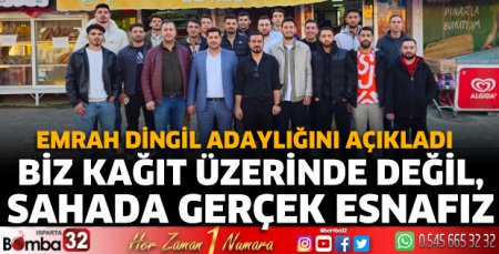 Emrah Dingil adaylığını açıkladı